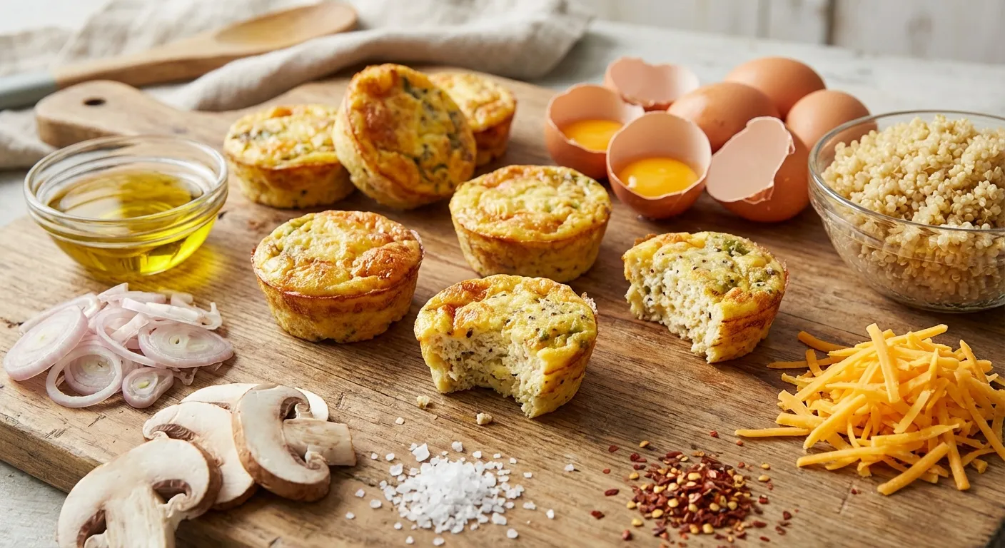 Mini bocaditos de quiche sin corteza