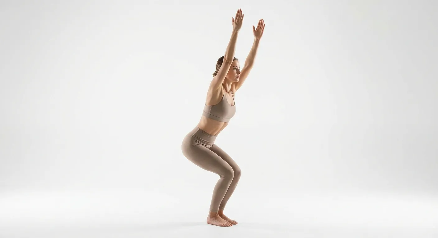 Postura de la silla (Utkatasana)